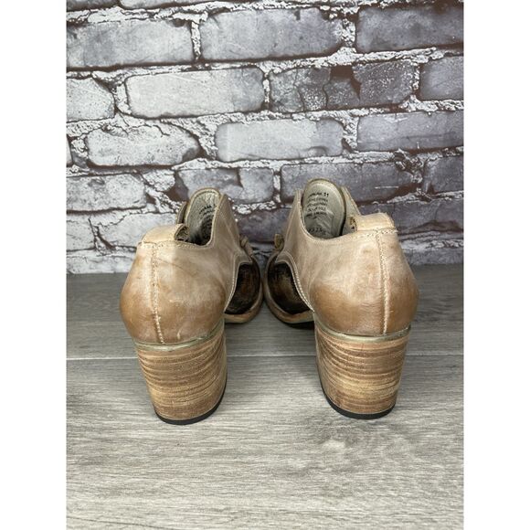 Freebird by Steven Mabel Brown Leather Oxfords Western Boots Women Sz 11M US/42 - Picture 15 of 16